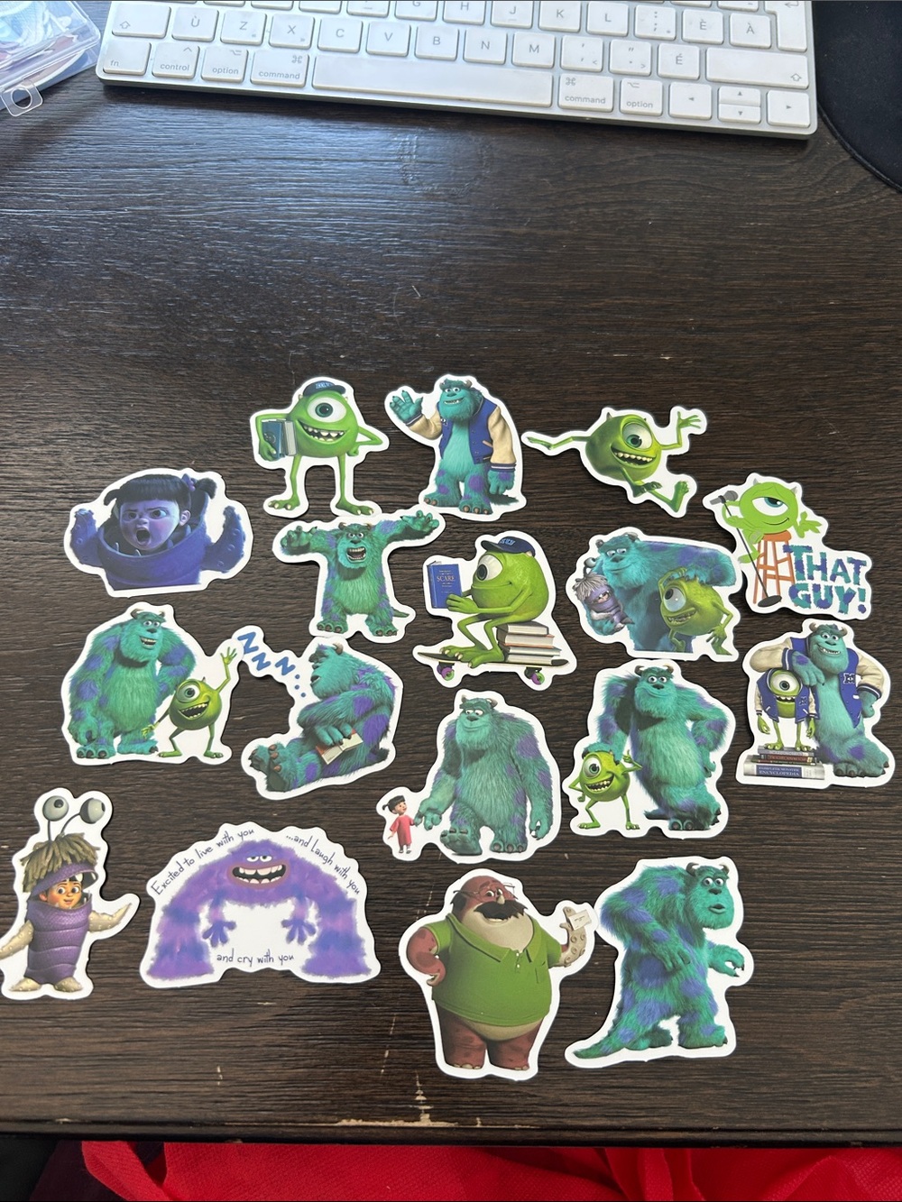 Monsters, Inc. Sticker set - Sulley & Mike (15)